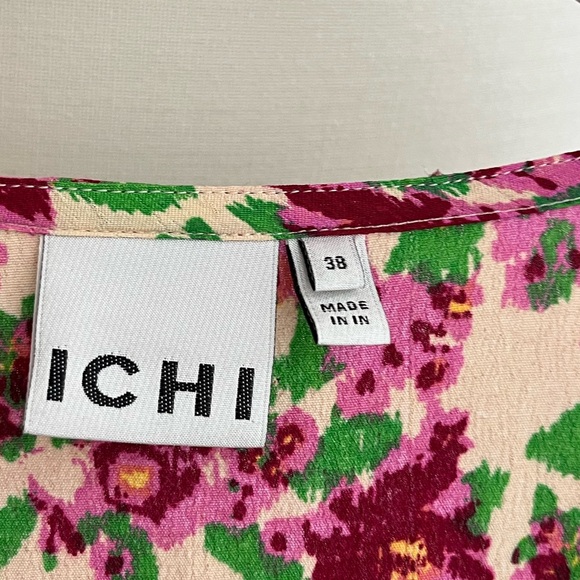 ICHI Enora Button Front Midi Dress - Picture 5 of 8